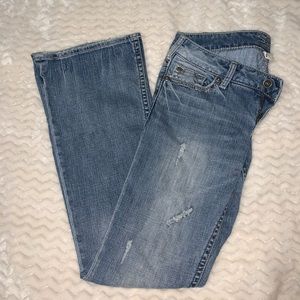 Silver women’s bootcut jeans
